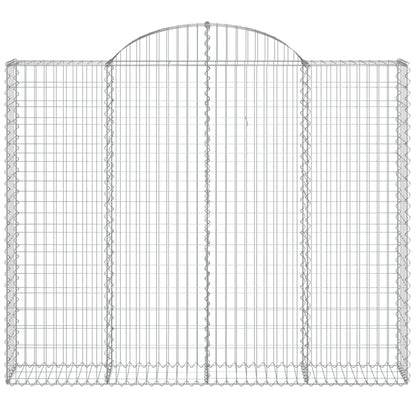 Cestas Gaviones 2 Uds Forma De Arco Hierro 200x30x160/180 Cm_3