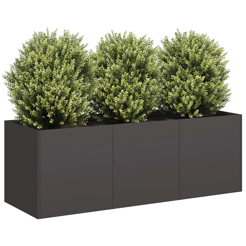 Jardinera Negra 120x40x40 Cm Acero Laminado En Frío_1