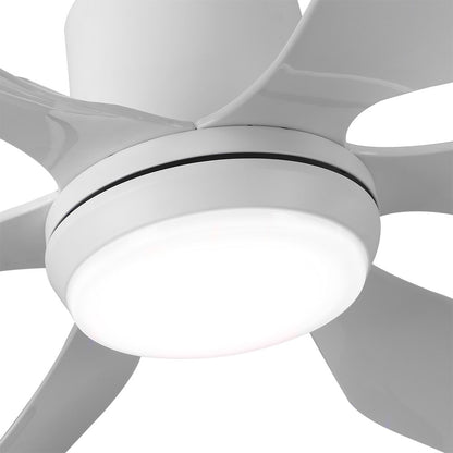 Ventilador Dc Otto 24w 2950lm Blanco 6 Aspas Blancas Reg.x167d 3000-4000-6000k 2tijas C/remoto, Memoria Y Temporizador_2