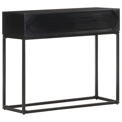 Mesa Consola De Madera Maciza De Mango 90x35x76 Cm_2