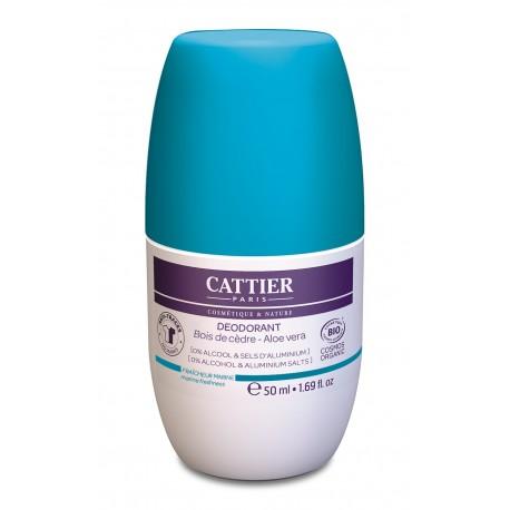 Desodorizante roll-on Cattier 24h frescura marinho 50ml