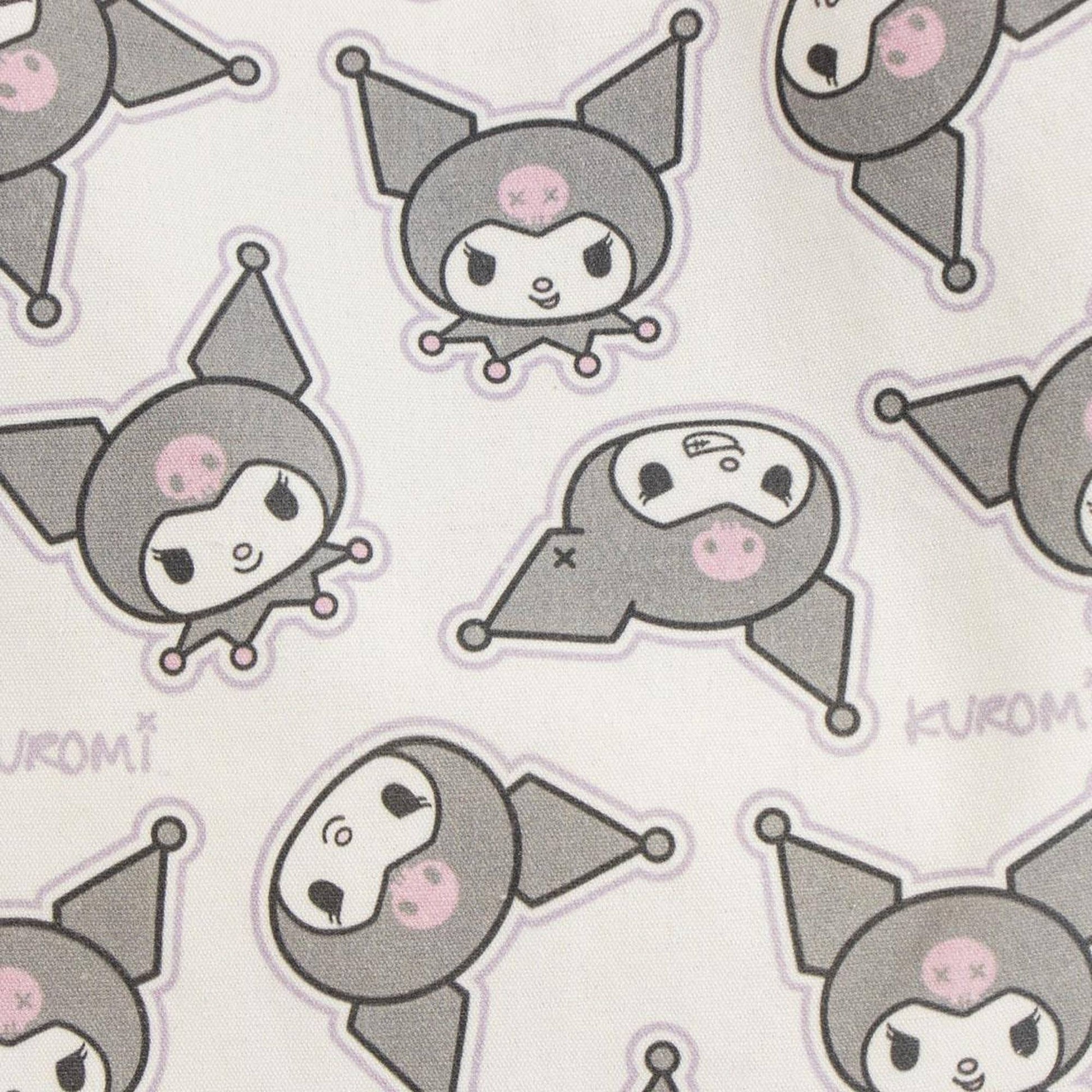 Bolsa Shopping Hello Kitty Kuromi, Unisex Adulto, Blanco Y Negro_2