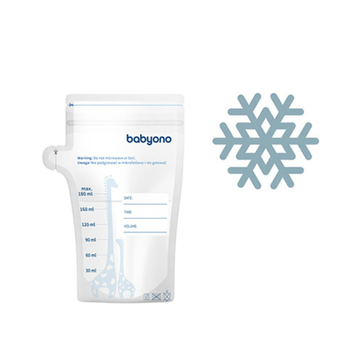 Bolsitas Para La Leche Materna O Alimentos 180ml 30 Unid._3