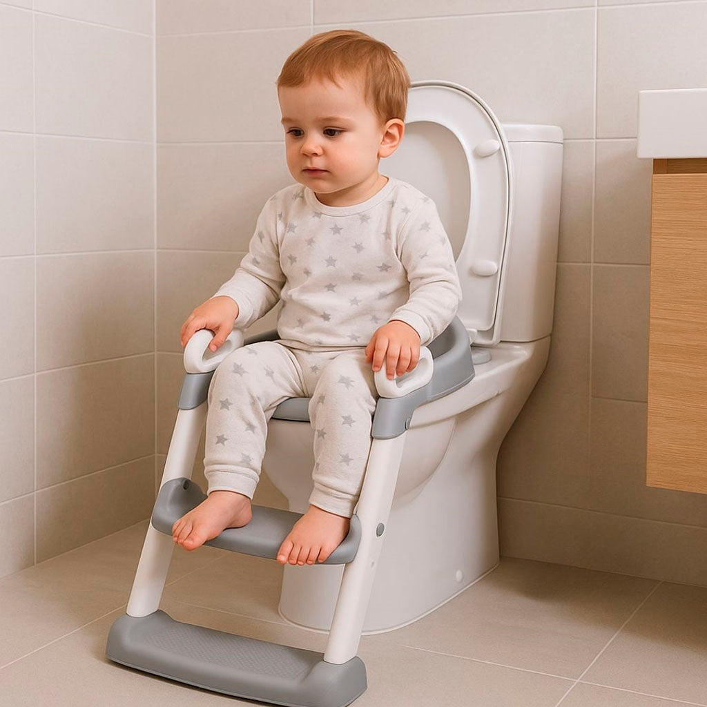 Bathby | Adaptador Wc Infantil Con Escalera | Plegable | Altura Ajustable | Cojín De Pvc | Antideslizante_5