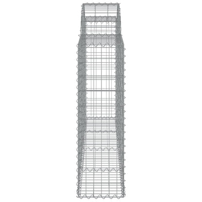 Cestas Gaviones 25 Uds Forma De Arco Hierro 200x30x100/120 Cm_4