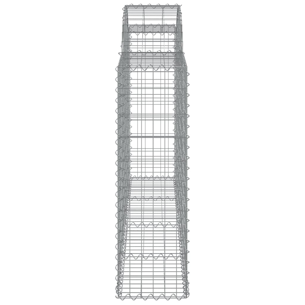 Cestas Gaviones 15 Uds Forma De Arco Hierro 200x30x100/120 Cm_4