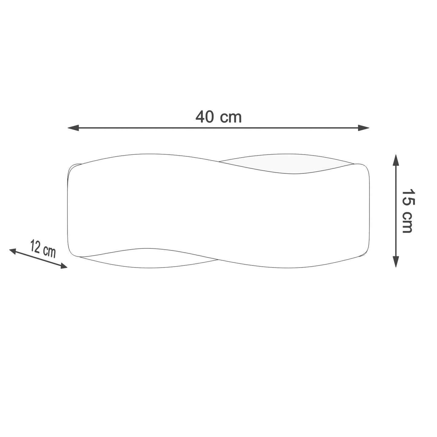 Aplique De Pared Tila 40 Negro, G9_5