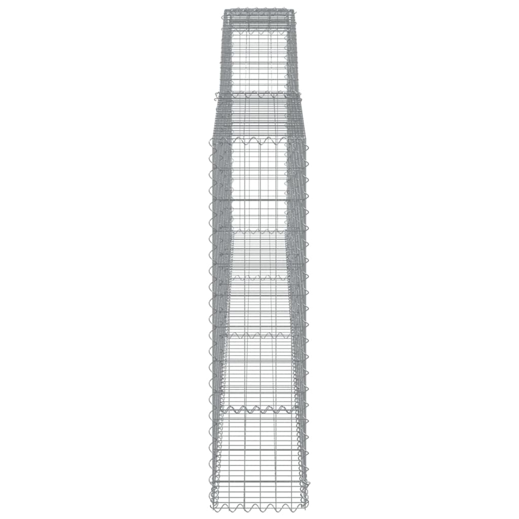 Cestas Gaviones 20 Uds Forma De Arco Hierro 400x30x120/140 Cm_4