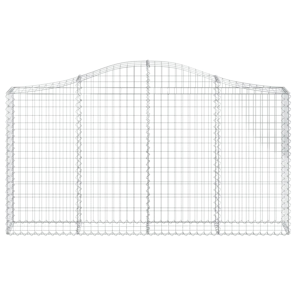 Cestas Gaviones 25 Uds Forma De Arco Hierro 200x30x100/120 Cm_3