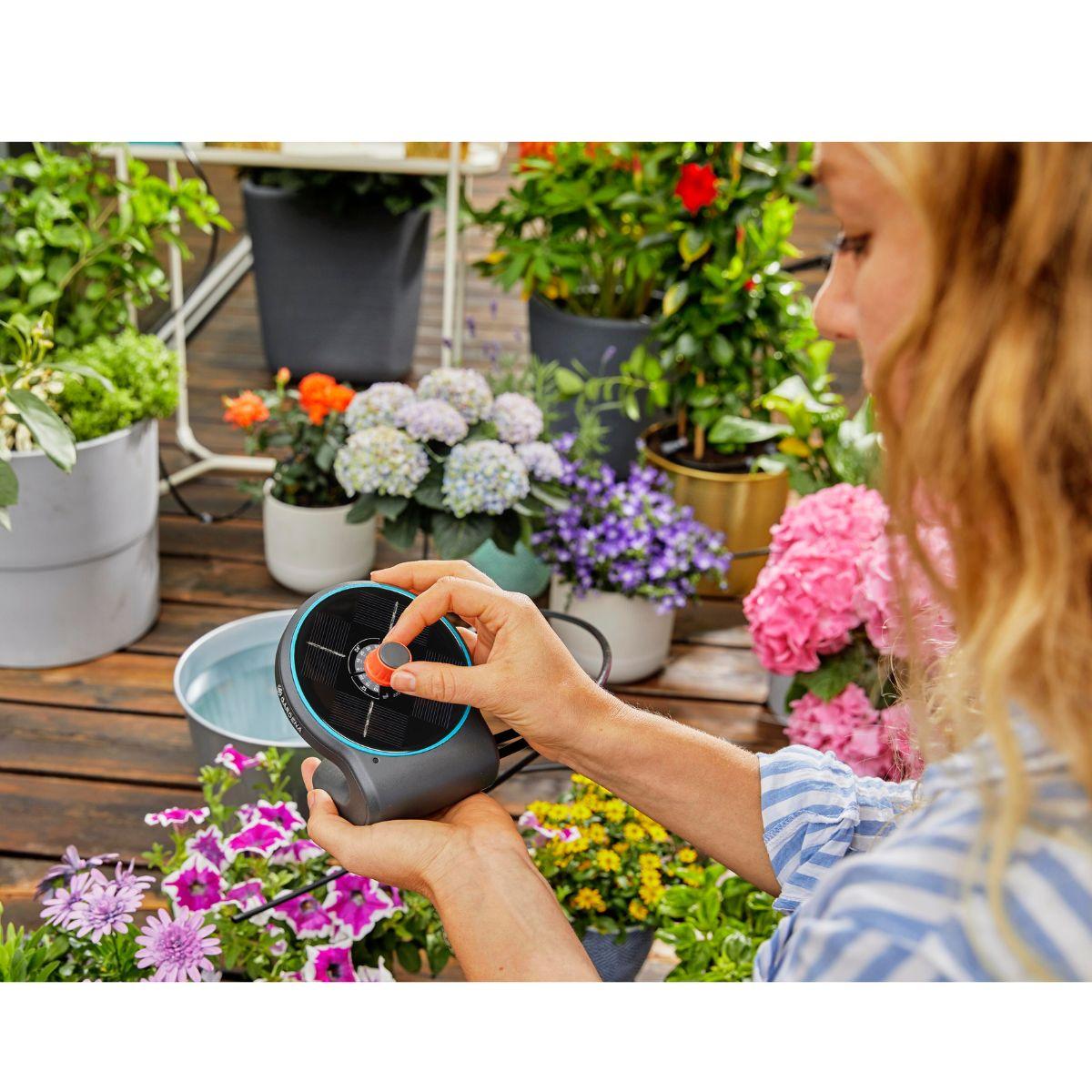 Conjunto de rega Gardena Solar AquaBloom