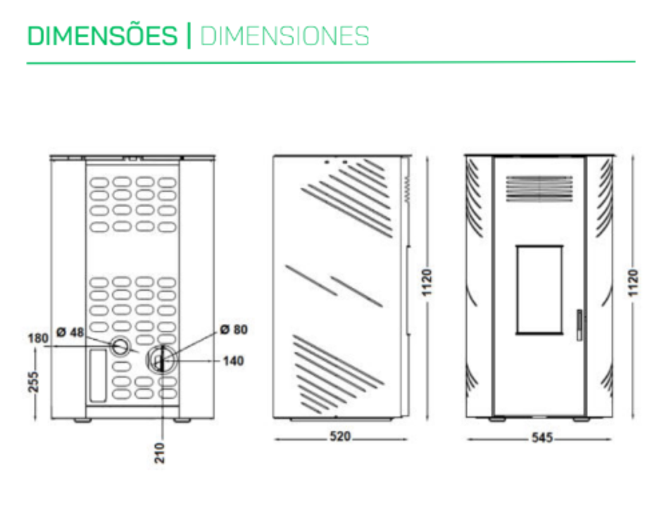 Estufa De Pellets Mekka Modelo Lucy 12_2