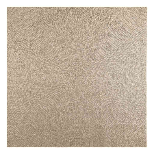Vidaxl Alfombra Zizur Aspecto Yute Interior/exterior Beige 240x240 Cm_0
