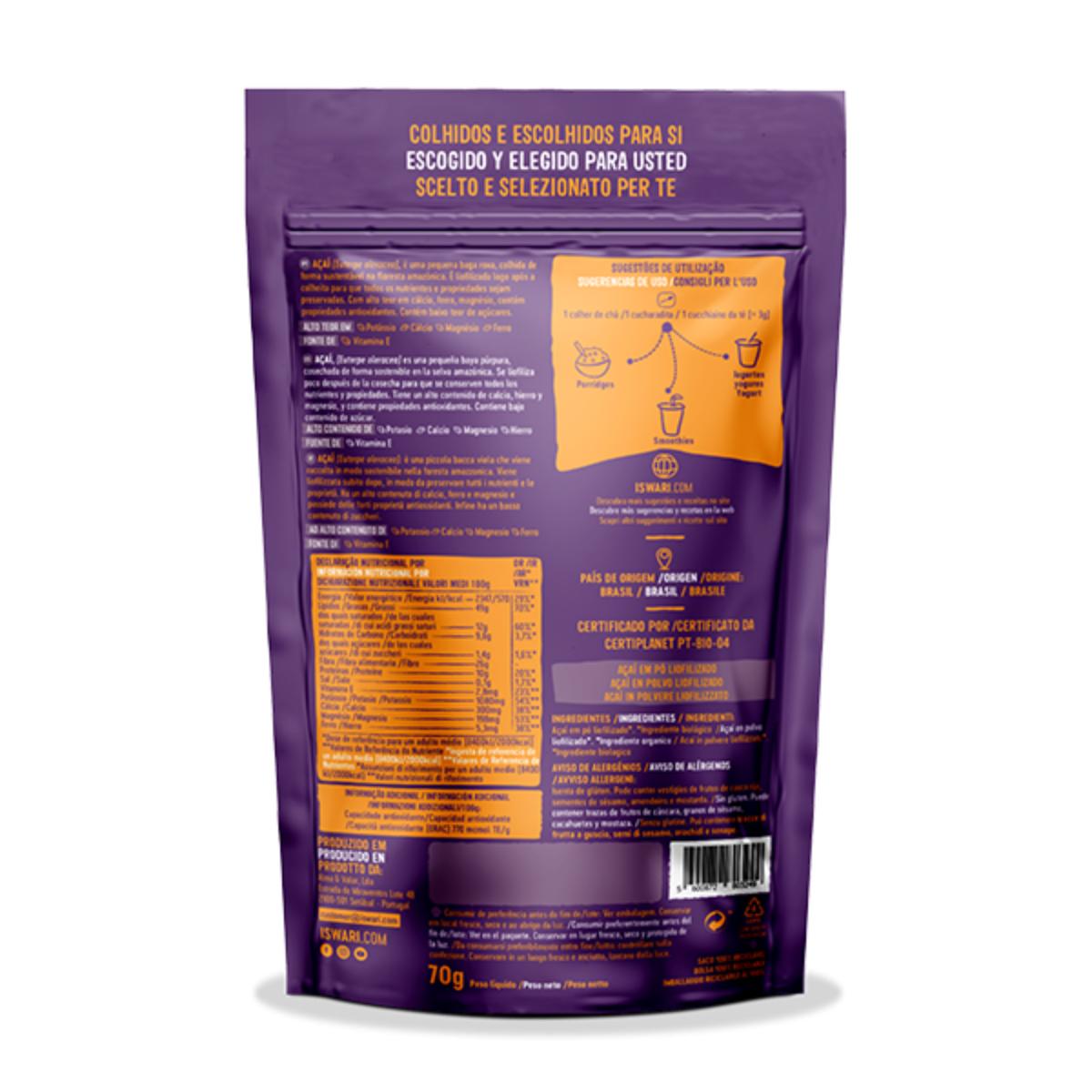 Açaí Iswari 70 g