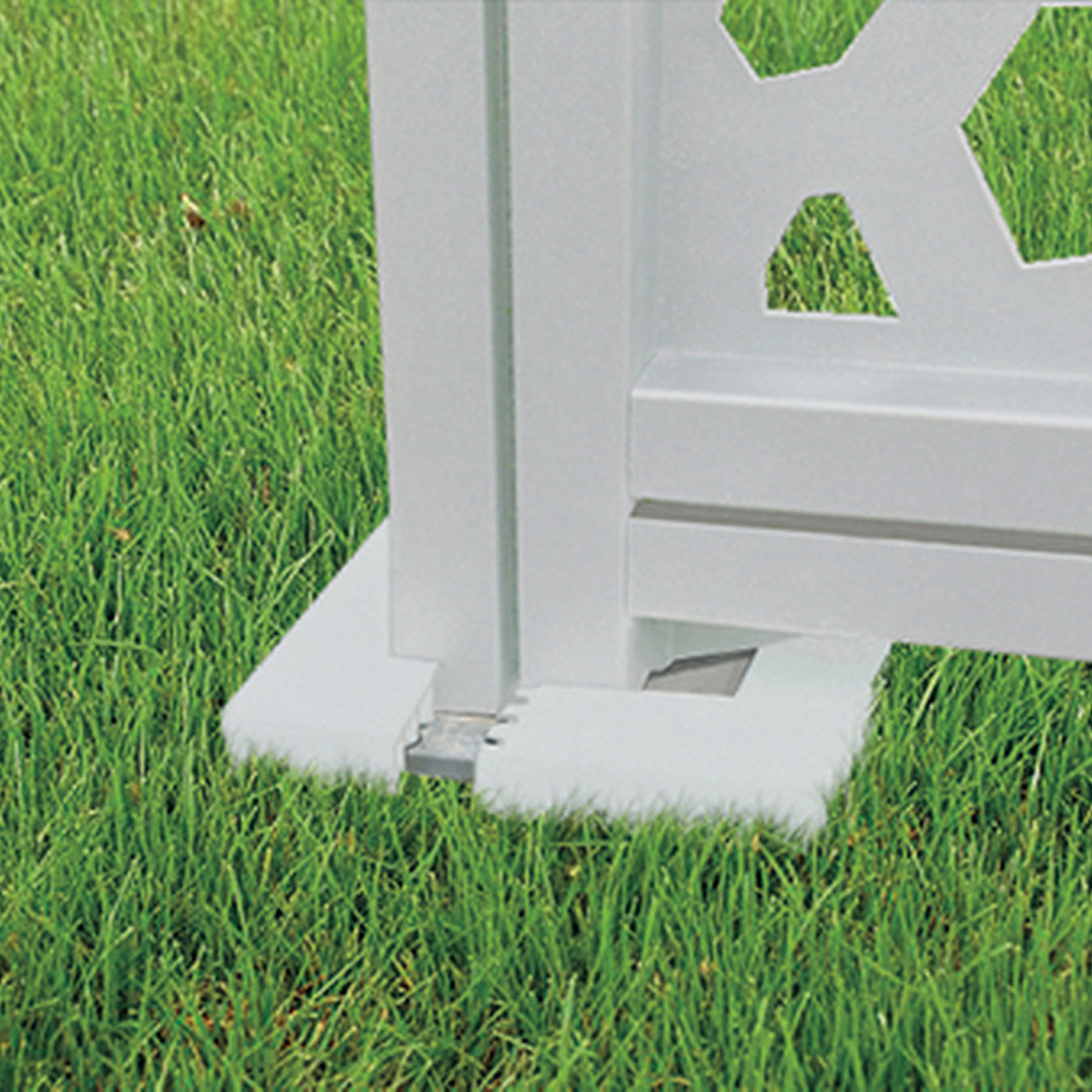 Tapa Embellecedora Para Anclaje Basfix 2x12,5x12,5 Cm Blanco Nortene_1