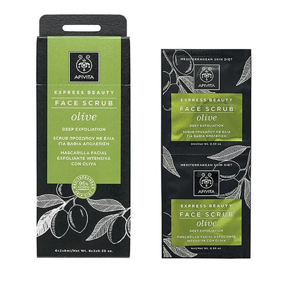 Apivita Express Beauty Creme Esfoliante Profundo 2 x 8 ml