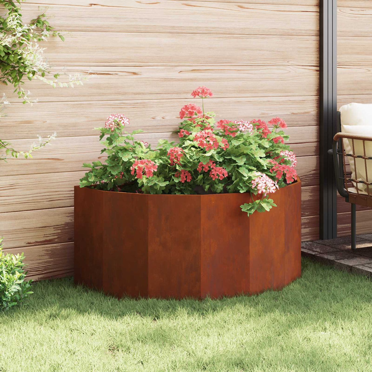 Jardinera Oxidado 120 X 60 X 50 Cm Acero Autopatinable_3