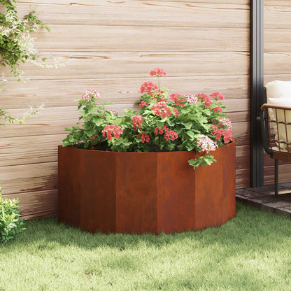 Jardinera Oxidado 120 X 60 X 50 Cm Acero Autopatinable_3