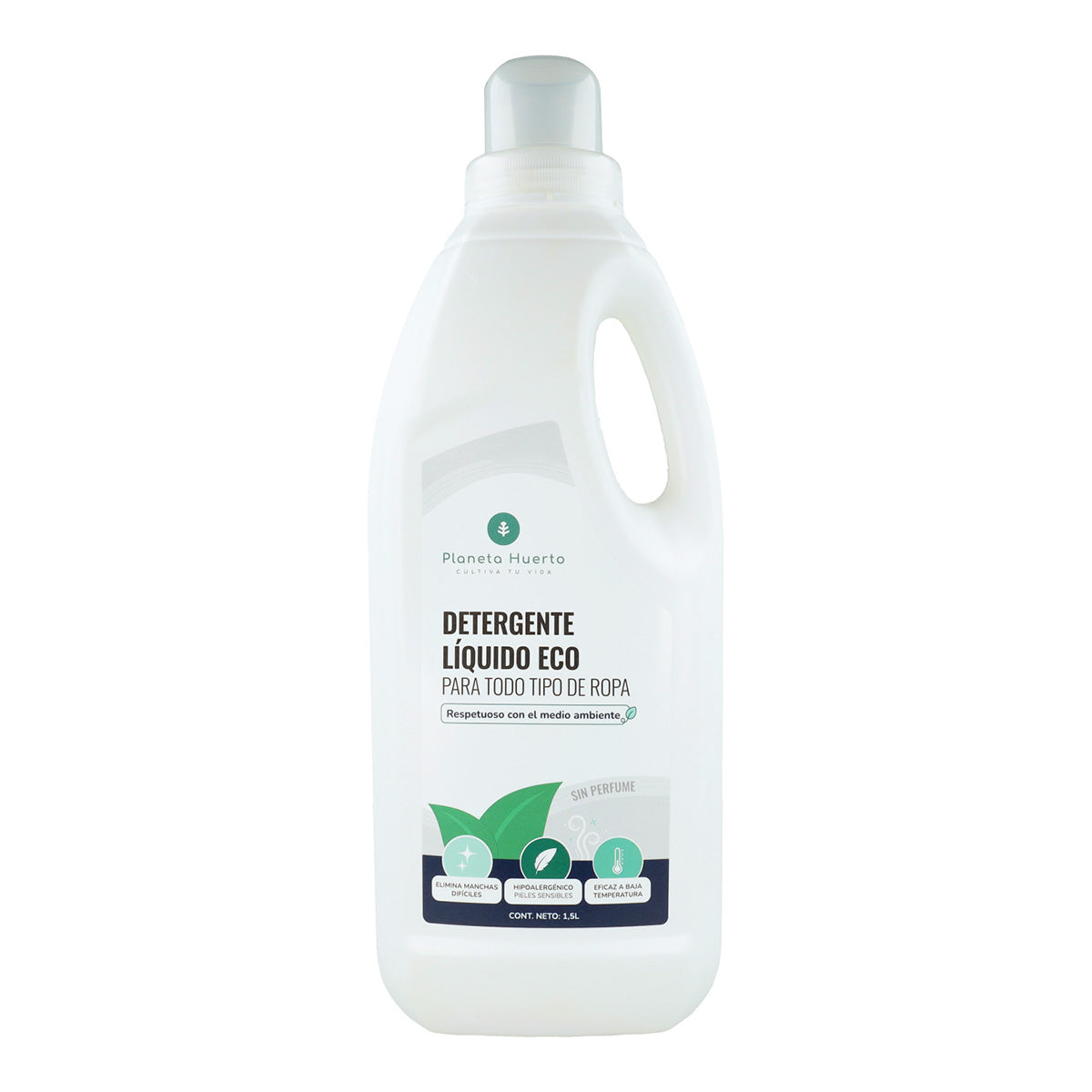 Detergente líquido para roupa Planeta Huerto ECO sem perfume 1,5 litros