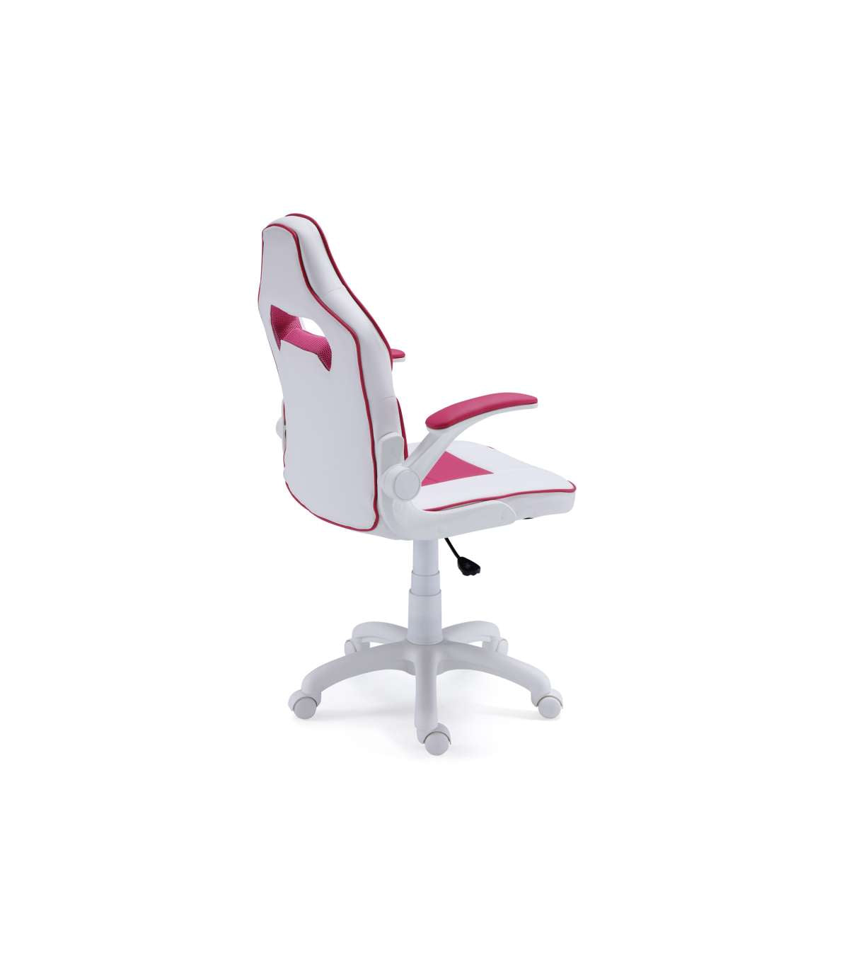 Sillón Gamer Neo Sport W De Oficina O Estudio En Símil Piel Blanco/rosa, 98/108 Cm(alto)60 Cm(ancho)60 Cm(largo)_4