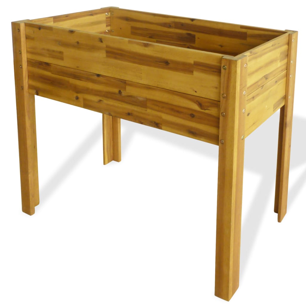 Arriate De Madera Maciza De Acacia_1