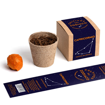 Cultivos Del Zodiaco – Capricornio | Kit De Cultivo Con Semillas De Rúcula_2