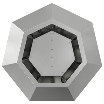 Jardinera Plateado 50 X 50 X 40 Cm Acero Galvanizado_5