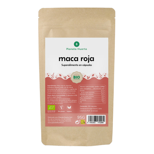 BIO Red Maca Planeta Huerto 150 cápsulas