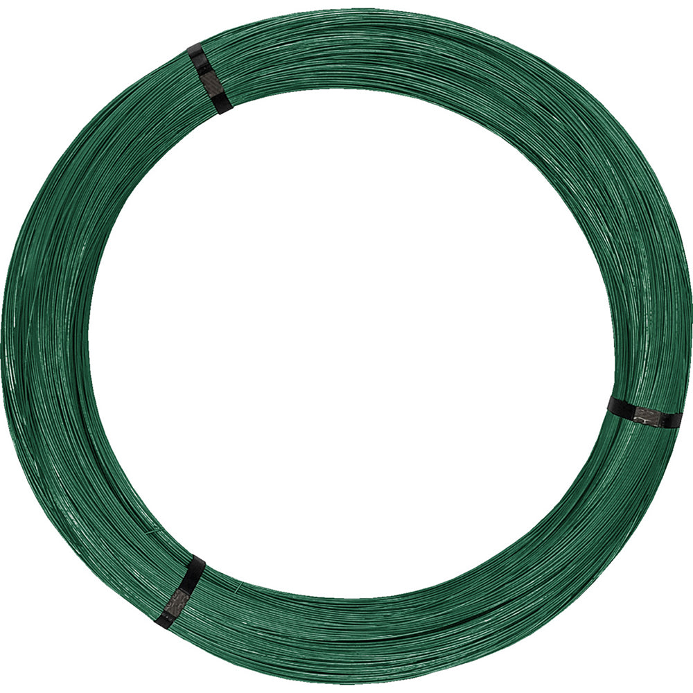 Alambre Plastificado Verde - 40 Kg - N.º 15 - Ø 2,4/1,8 Mm_0