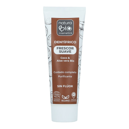 NaturaBio Pasta de Dentes Biológica Aloé Vera e Coco Frescor Suave 75ml