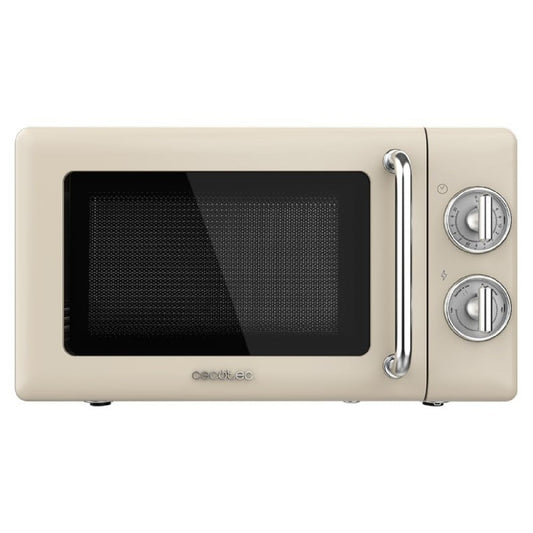 Microondas Mecánico De 20 L Proclean 3010 Retro Beige. 700 W En 6 Niveles, Temporizador Hasta 30 Minutos, Modo Descongelación, Diseño Vintage En Bei_0