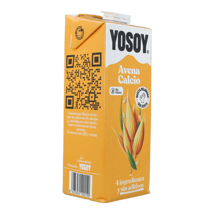 Bebida de Avena con Calcio sin gluten YOSOY 1L