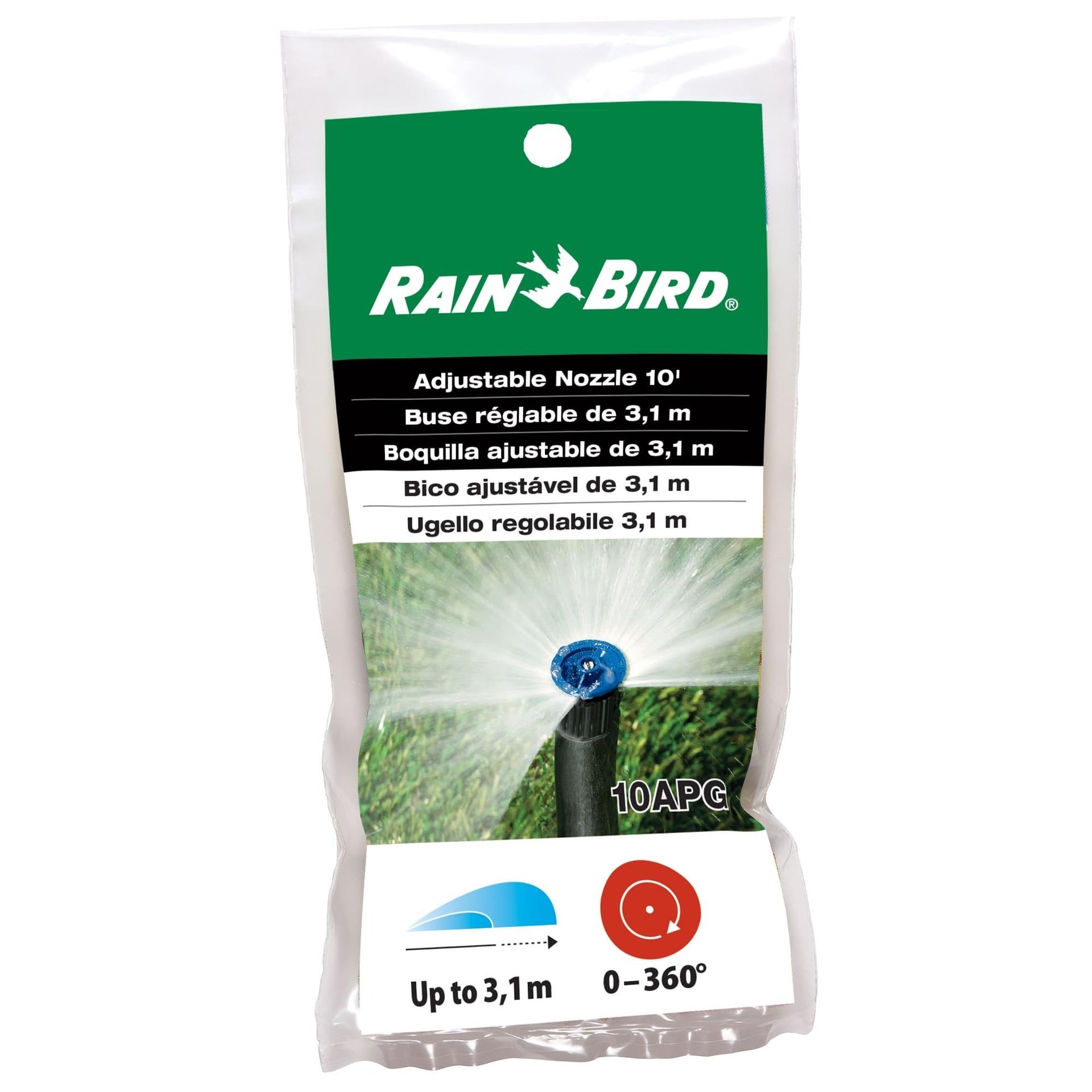 Boquilla regulable de 0 a 360° Rainbird 12VAN