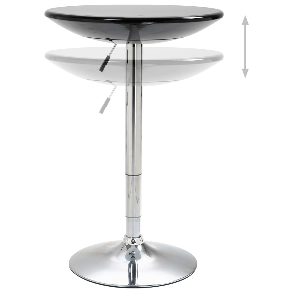 Mesa Alta De Cocina Abs Negro Ø60 Cm_0