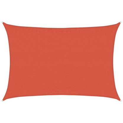 Vidaxl Toldo De Vela Rectangular Hdpe Terracota 160 G/m² 3,5x4,5 M_0