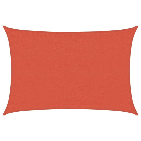 Vidaxl Toldo De Vela Rectangular Hdpe Terracota 160 G/m² 3,5x4,5 M_0