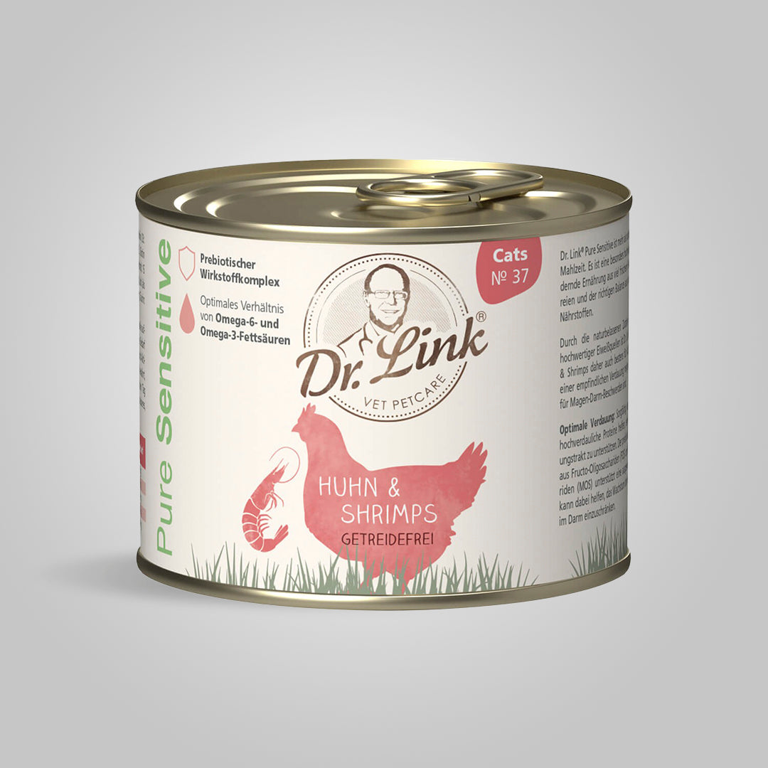 Lata De Comida Húmeda Para Gato - Pollo Y Camarones 100% Natural_0