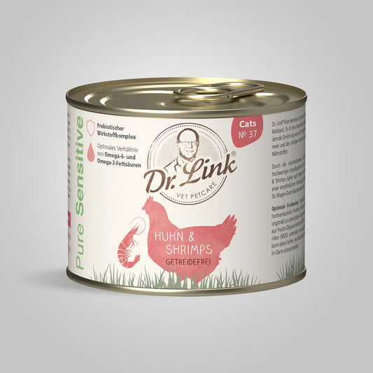Lata De Comida Húmeda Para Gato - Pollo Y Camarones 100% Natural_0