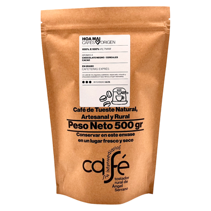 Cafe Sin Intermediarios Café Vietnam Hoa Mai En Grano Para Espresso 500 G_0