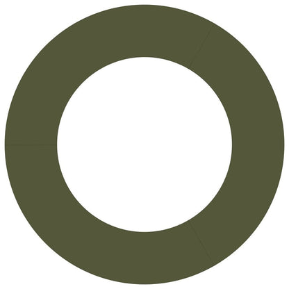 Adecuado Para Anillo De Árbol Plano Verde Oliva Ø50/80 Cm Acero_4