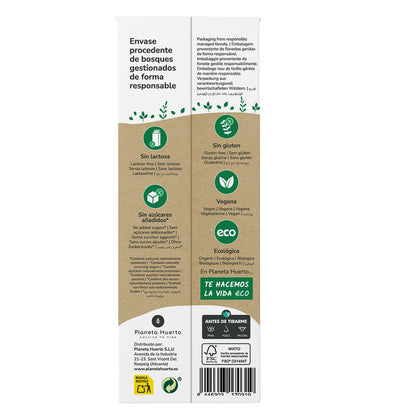 Pack de 6 Bebidas Ecológicas de Amêndoa Planeta Huerto 1L