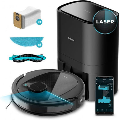 Cecotec Robot Aspirador Conga 7490 Eternal Home Genesis. Itech Laser Eye 4en1 Room Plan Base-smartclean 3000 Pa Fregado_0