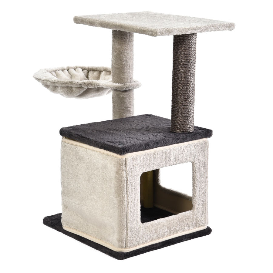 Wuapu Rascador Gato 4x1 gris 69x40x138_4