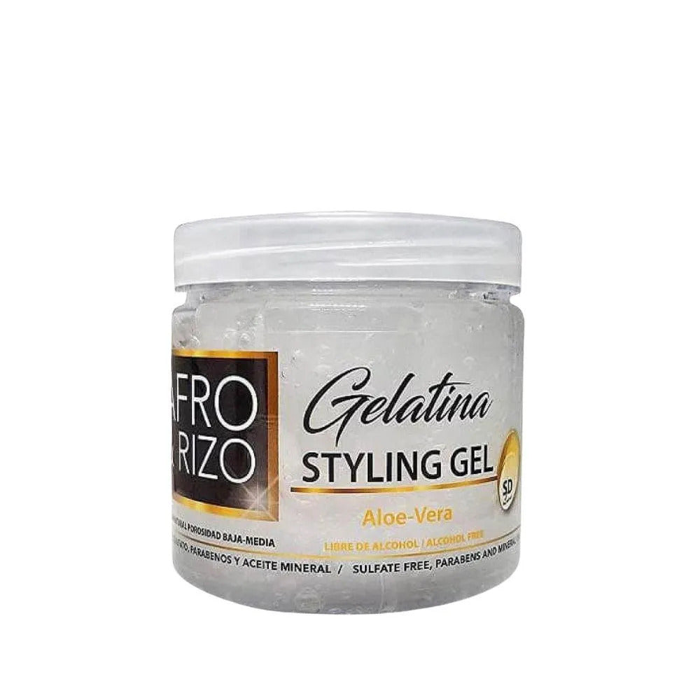 Afro And Rizo Gel Estilizador Con Aloe Vera 453g_0