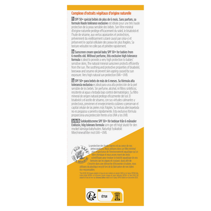 Protetor Solar para Bebé FPS 50+ Hipoalergénico Bioregena 40 ml