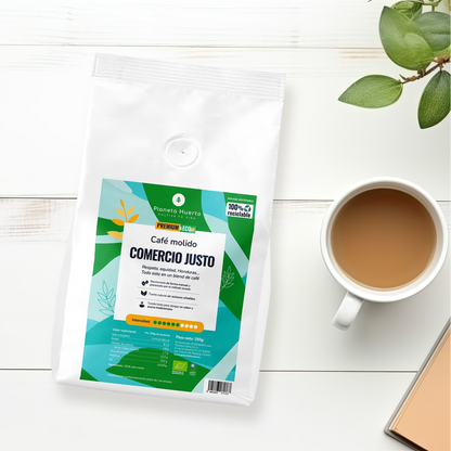Café moído Eco Honduras comércio justo Planeta Huerto 250 g