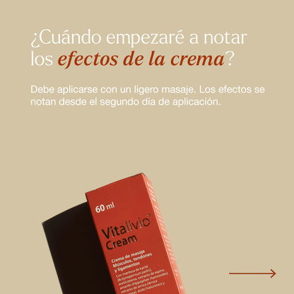 Vitae Muscle Recovery Creme Calmante, 60ml