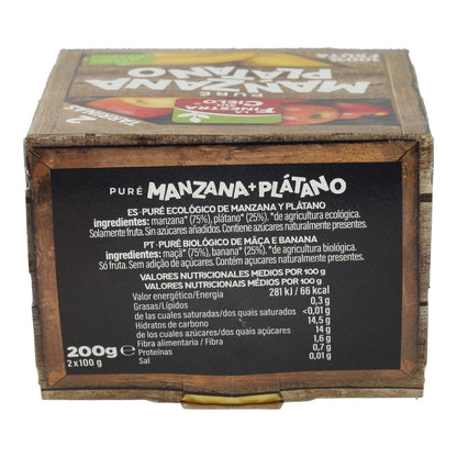 Maxitos Puré de Maçã e Banana La Finestra Sul Cielo 200 gr