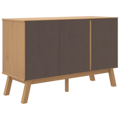 Aparador Olden Madera Maciza Pino Blanco Y Marrón 114x43x73,5cm / Vetonek_3