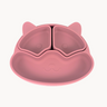 Prato Com Divisórias Removíveis Em Forma De Cachorrinho - Rosa Profundo