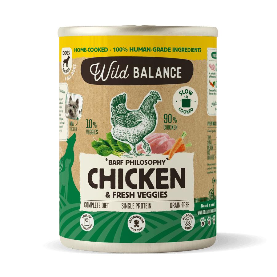 Wild Balance BARF Frango em Lata para Cães 400g